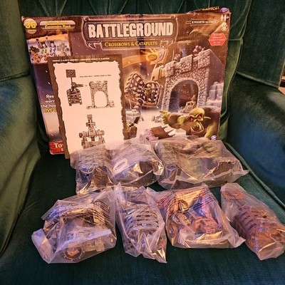 Battleground Crossbows & Catapults Tower Attack Expansion Open Box Sealed Parts