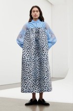 Ganni Leopard Cami Dress Size 34 Lightweight Layering Style