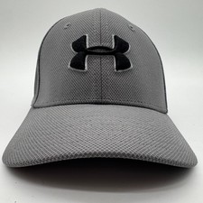 Under Armour Youth Classic Fit Gray Baseball Hat Embroidered Logo Size XS/S