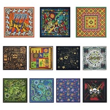 Multifunctional Scarves Fashion Square Scarf Unisex Versatiles Headscarf