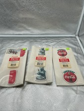 Lot Of 3 Coca-Cola Magnetic Note Pads 1996 New In Pkg With Bonus Magnet