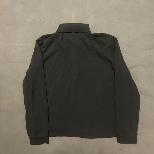 Lacoste Men's Size 5 Large Long Sleeve Classic Polo Cotton T-Shirt Black - Picture 2 of 7