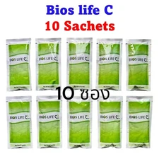 Bios Life C Fiber Drink Control Lower Cholesterol LDL Increase HDL 10 Sachets