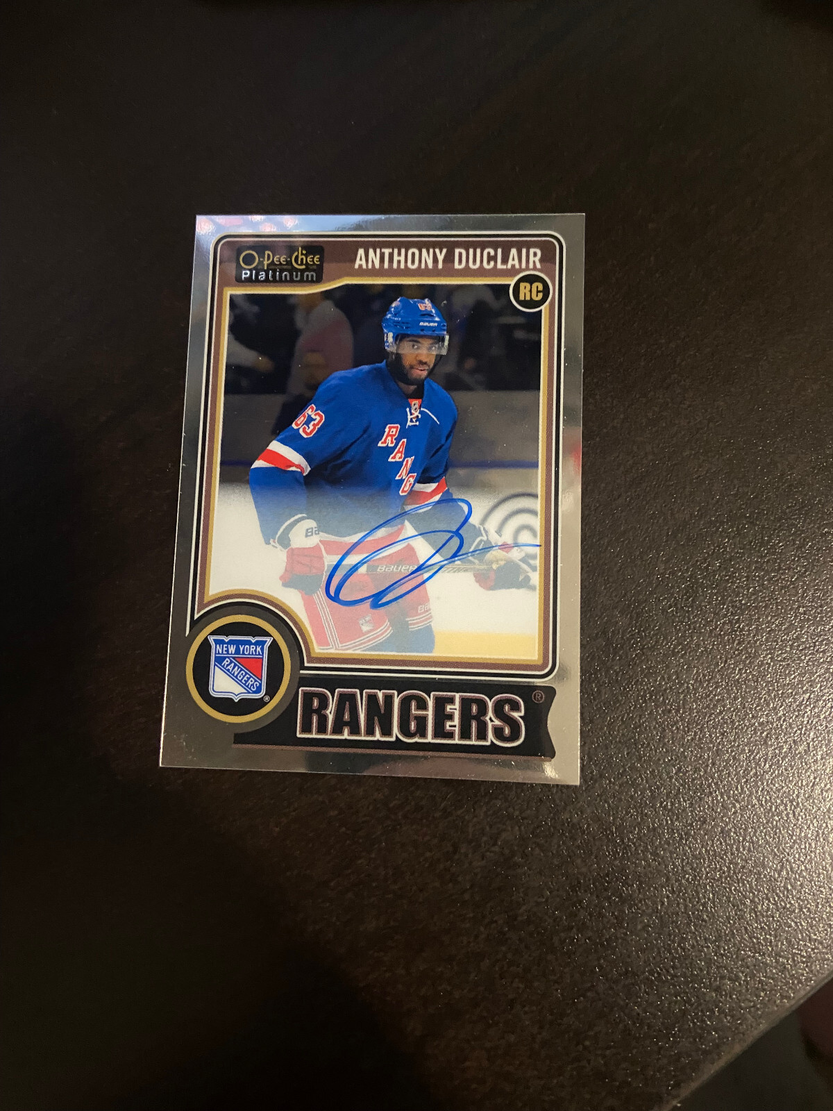 2014-15 OPC Platinum Rookie Auto Anthony Duclair