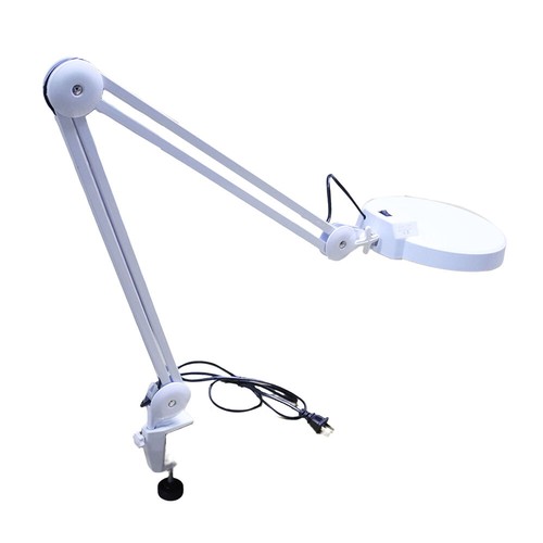 8 x ingranditore lampada led luce ingrandimento vetro lente scrivania morsetto tavolo strumento gioielli - Foto 4 di 18