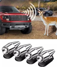 4 Deer Whistles Sonic Wildlife Warning Device Animal Alert Car Safety Accessory