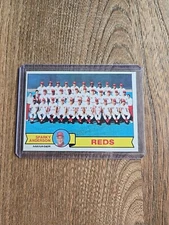 1979 Topps #259 CINCINNATI REDS TEAM Sparky Anderson Unmarked Checklist 79TB