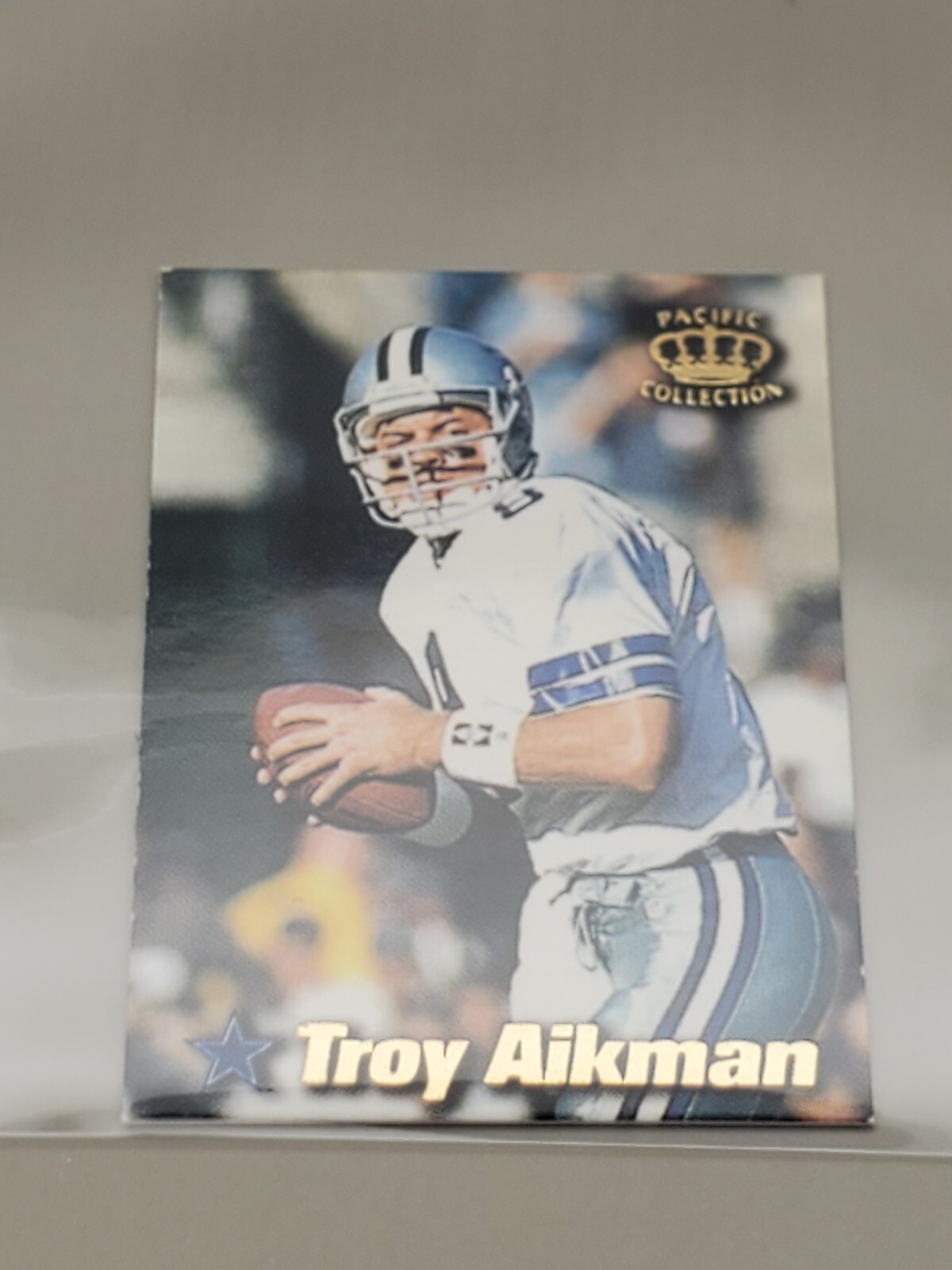 1996 Pacific Crown Card-Supial Mini Troy Aikman 8A Dallas Cowboys HOF