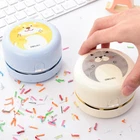 1pc Deli No.18883 Portable Desk Desktop Cleaner Mini Desk Vacuum Cleaner 2 color
