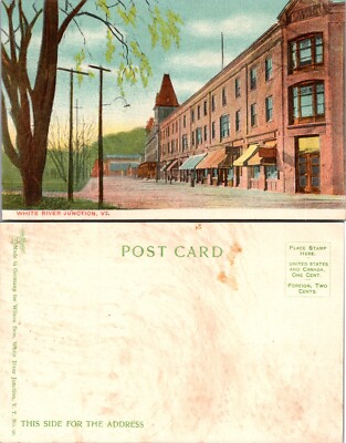 White River Junction Vermont VT Postcard