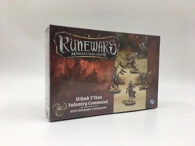 FANTASY FLIGHT GAMES RuneWars Miniatures - Uthuk Y'llan Infinatry Command - Unit Expansion - SEALED