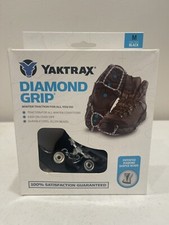 NEW Yaktrax Diamond Grip Winter Traction for Boots Shoes in Snow and Ice Black M