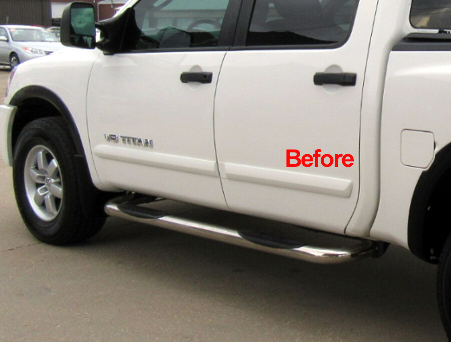 fit20042015 Nissan Titan Crew Cab Body Side Molding Trim Cover