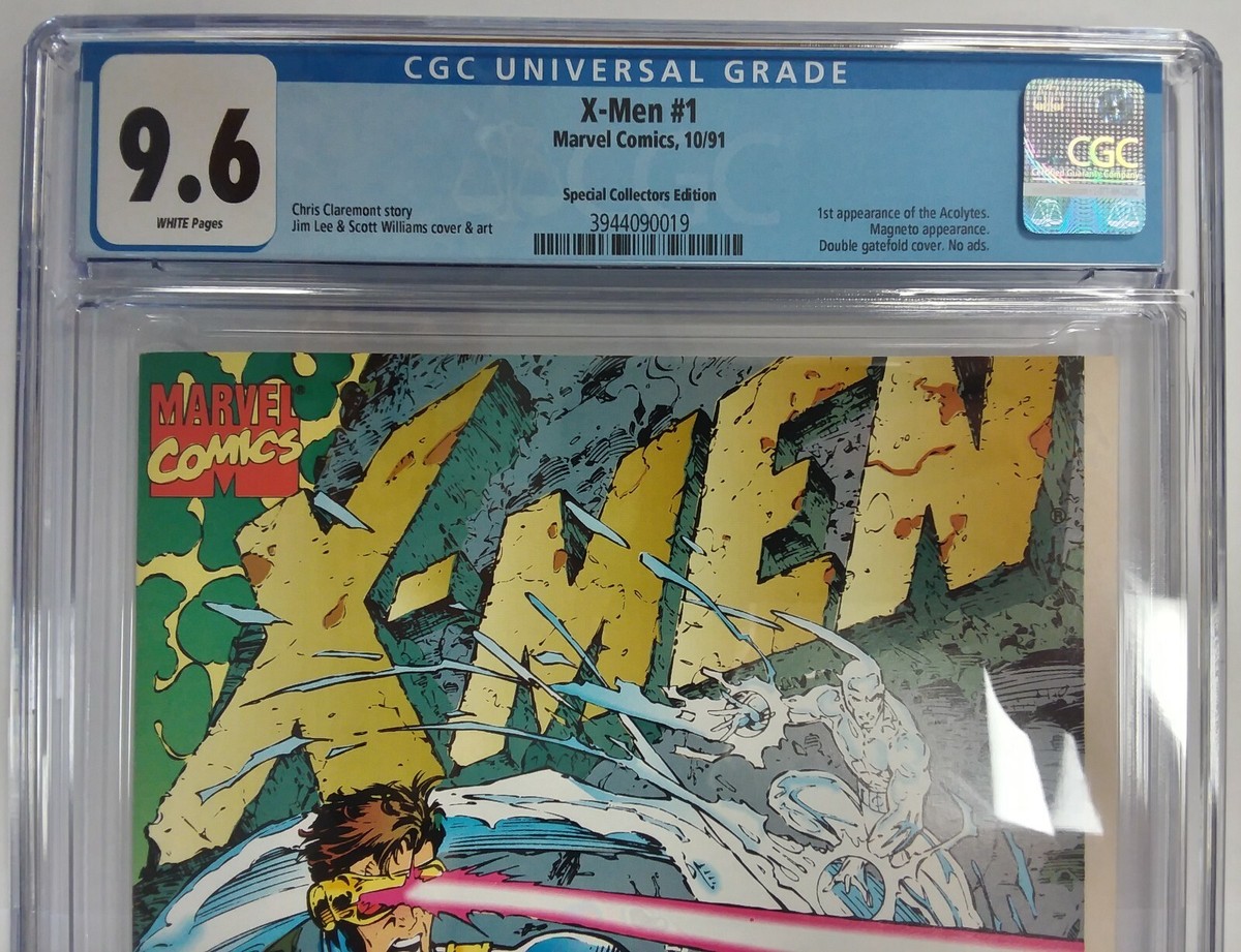 Marvel 1991 X-MEN #1 Collector's Edition CGC 9.6 Jim Lee Chris