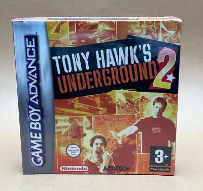 Tony Hawk's Underground 2 GBA - NEW SEALED Italian PAL - Mint & Rare Collectible