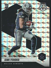 2021 Panini Mosaic #341 Simi Fehoko Prizm RC