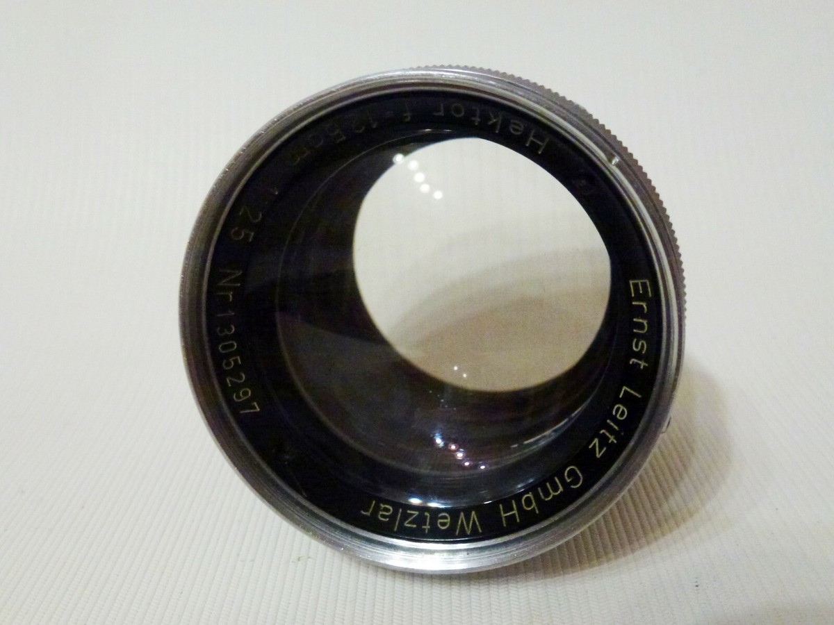 Ernst Leitz Hektor 125mm f/2.5 Leica Visoflex Ex Lens Germany | eBay