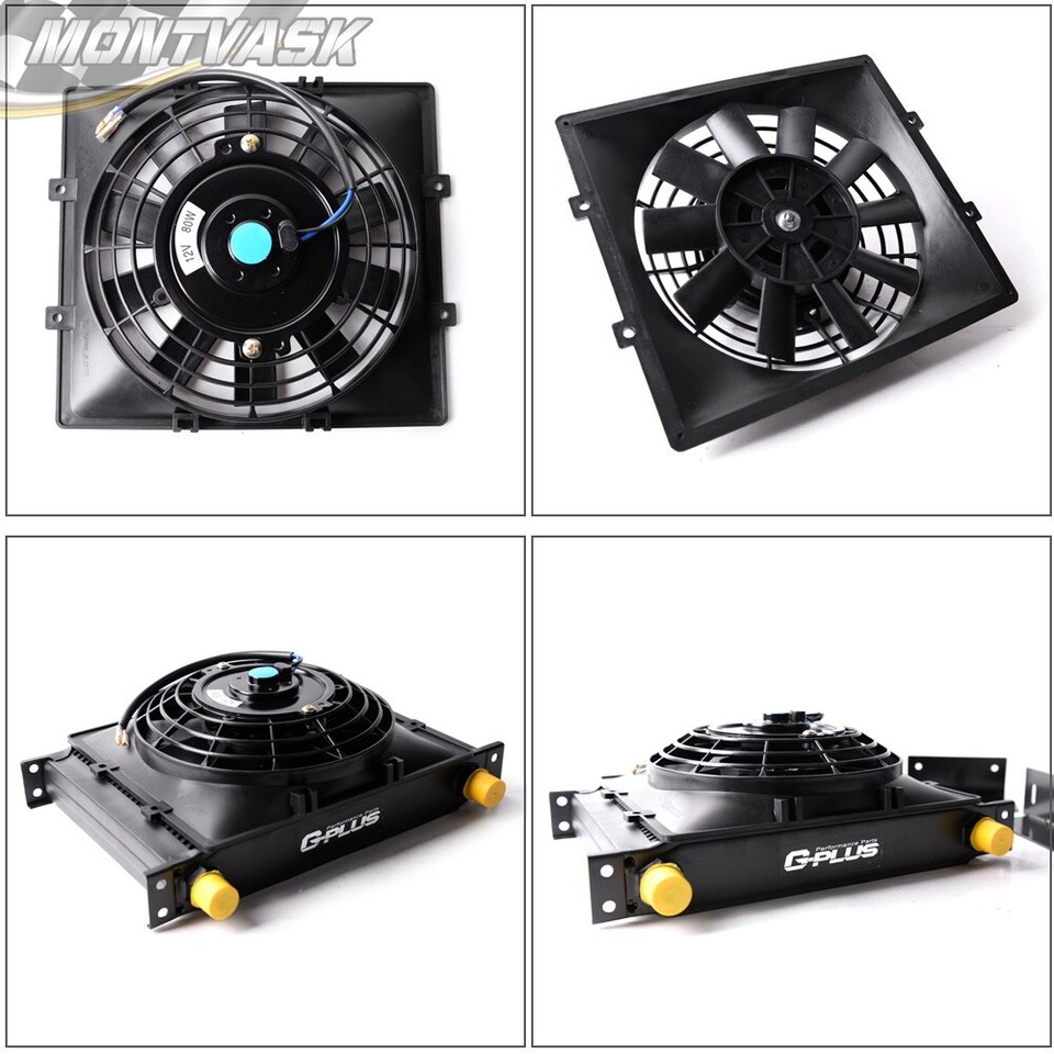 15 ROW 10AN FIT FOR UNIVERSAL TRANSMISSION OIL COOLER 7 FIXED COOLING 15-row-10an-fit-for-universal-transmission-oil-cooler-7-fixed-cooling