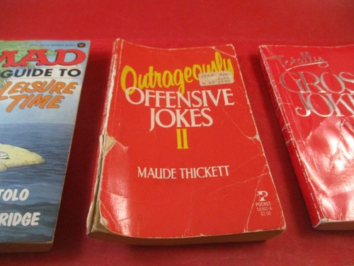 Posten 4 Retro-Witzbücher + Verrückter Leitfaden für grobe Freizeitwitze von Julius Alvin - Bild 6 von 16