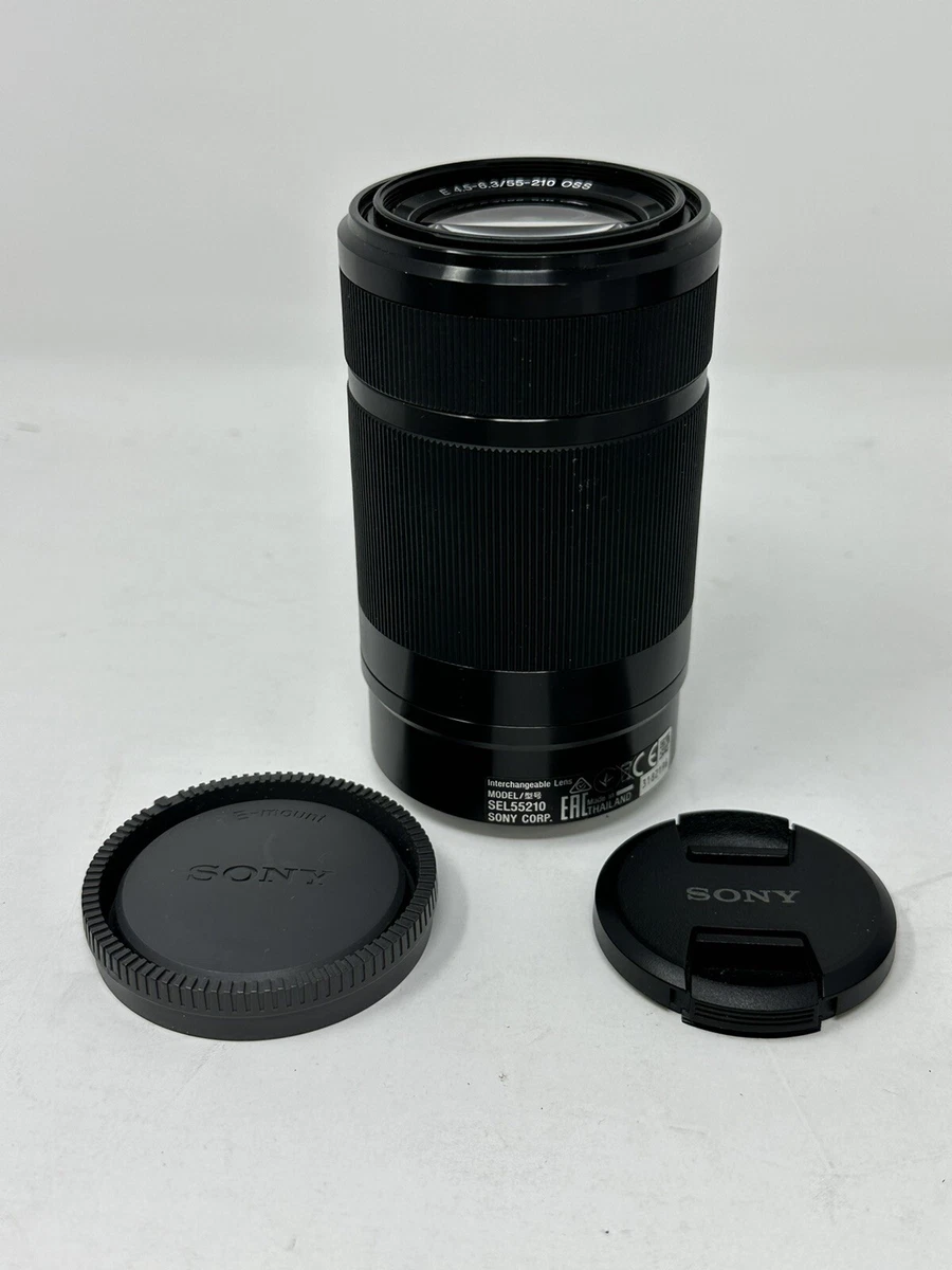Sony SEL55210 55-210mm f/4.5-6.3 OSS Black Zoom Lens for Sony E