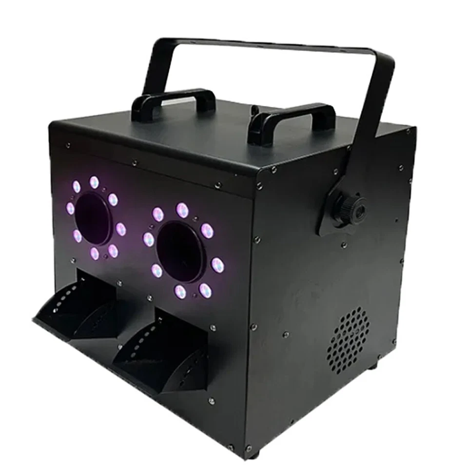4in1 Led 1500W Fog Bubble Machine Remote DMX Smoke Bubble Maker for  Party Stage - Image 2 of 4