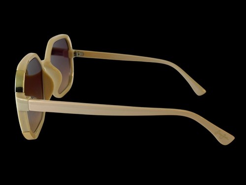 Sean John Cream White Vintage Retro Style Sunglasses w/ Gradient UV Lenses - NWT - Picture 10 of 12