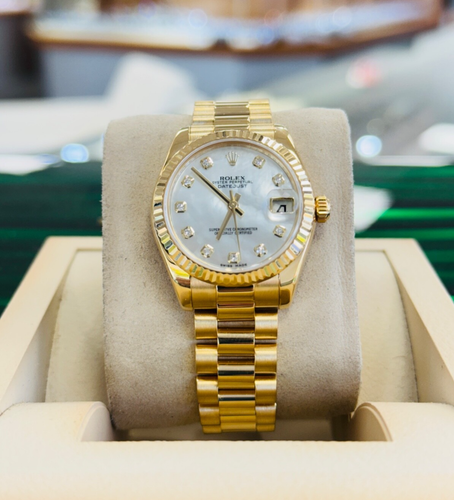 Rolex Datejust 31mm 178278 Factory Mother Of Pearl Diamond Dial Watch BOX/PAPERS - Picture 5 of 11