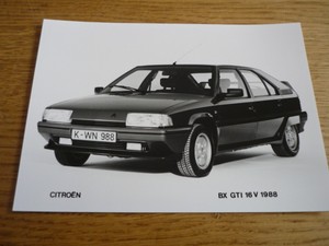 Citroen Bx Gti 16v Original Press Photo Brochure Related Jm Ebay