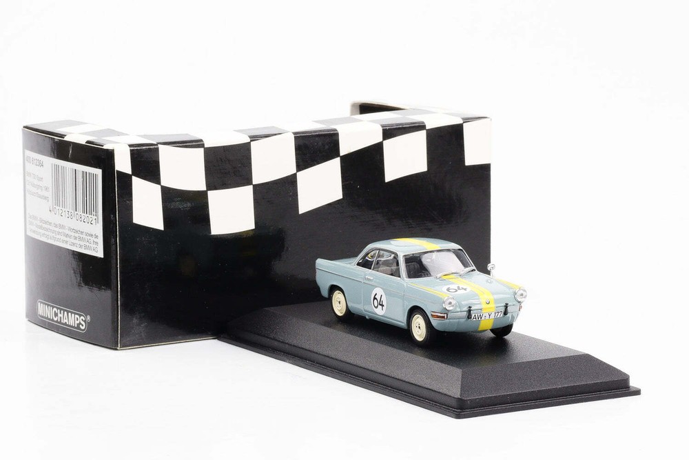 1:43 Minichamps BMW 700 Sport 12h for Tourwagen Nürnburgring 1961 Hülbüsch