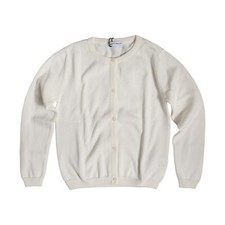 DOLCE & GABBANA Kids Sweater White Cotton Buttoned Cardigan s. Tag 6 RRP 250usd