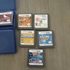 Nintendo DS Lite Metallic Rose, Charger, 12 games