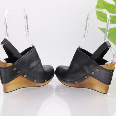 See By Chloe Womens Pump Size 39 9 Black Leather Studded See By Chloe Womens Pump Size 39 9 Black Leather Studded