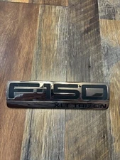 2004-2008 FORD F-150 XLT TRITON" SIDE FENDER EMBLEM LOGO BADGE PLATE OEM