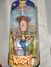 DISNEY'S PIXAR TOY STORY WOODY BOBBLEHEAD HAND PAINTED NEW