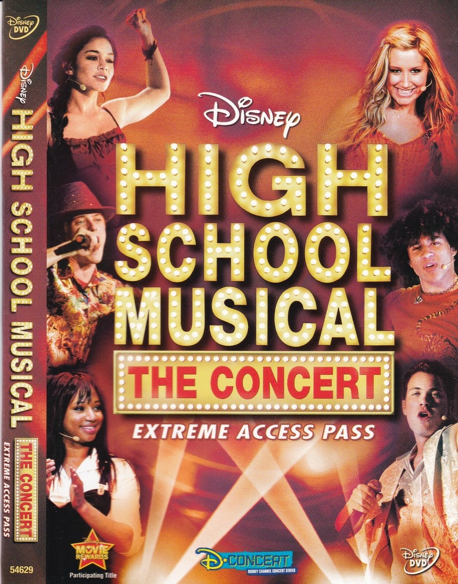 SCHOOLYOUTH解散ライブDVDーR High School Musical: The Concert - Extreme Access Pass (DVD, 2007