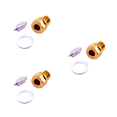 3x Vergaser Schwimmernadel Sitz für Kawasaki KD KM 100 KD 80 KE 100 KH 250 S1 25