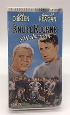 Knute Rockne - All American Pat O'Brien Ronald Reagan Betamax Tape NOT VHS Beta