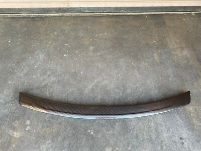 2015-2023 Mustang Carbon Fiber 2X2 Weave Rear Deck Lid Flat Spoiler Wing OEM NEW
