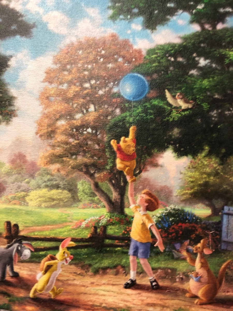 Thomas Kinkade Studios Winnie the Pooh Gallery Wrapped Thomas Kinkade Studios Winnie the Pooh Gallery Wrapped