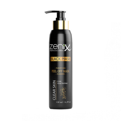 ZENIX PROFESSIONAL Peel Off Maske Fürs Gesicht Black 130 ml