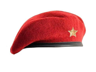 Vintage Red Beret with Gold Medallion Accents - Women Accessories Amazon.com: ERDOGLY French Red Beret Hat Set for Women  main image 2