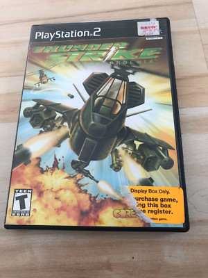 Thunder Strike: Operation Phoenix (PS2, 2001) CIB Black Label Tested (c)