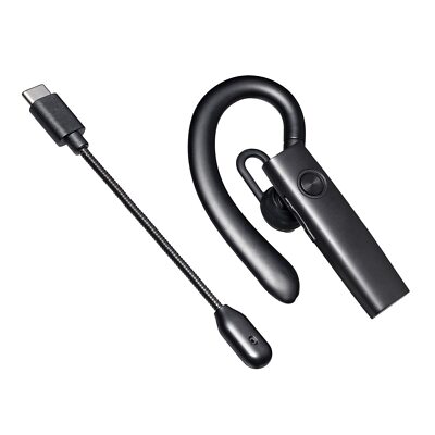 Sanwa Supply Bluetooth Headset with External Mic Black MM-BTMH61BK