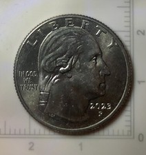 2023 P Eleanor Roosevelt Quarter Multiple Die Chips Obverse & Reverse Error Coin