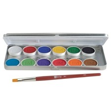 Ben Nye MagiCake Aqua Paint 12 Color Makeup Palette CFK-12