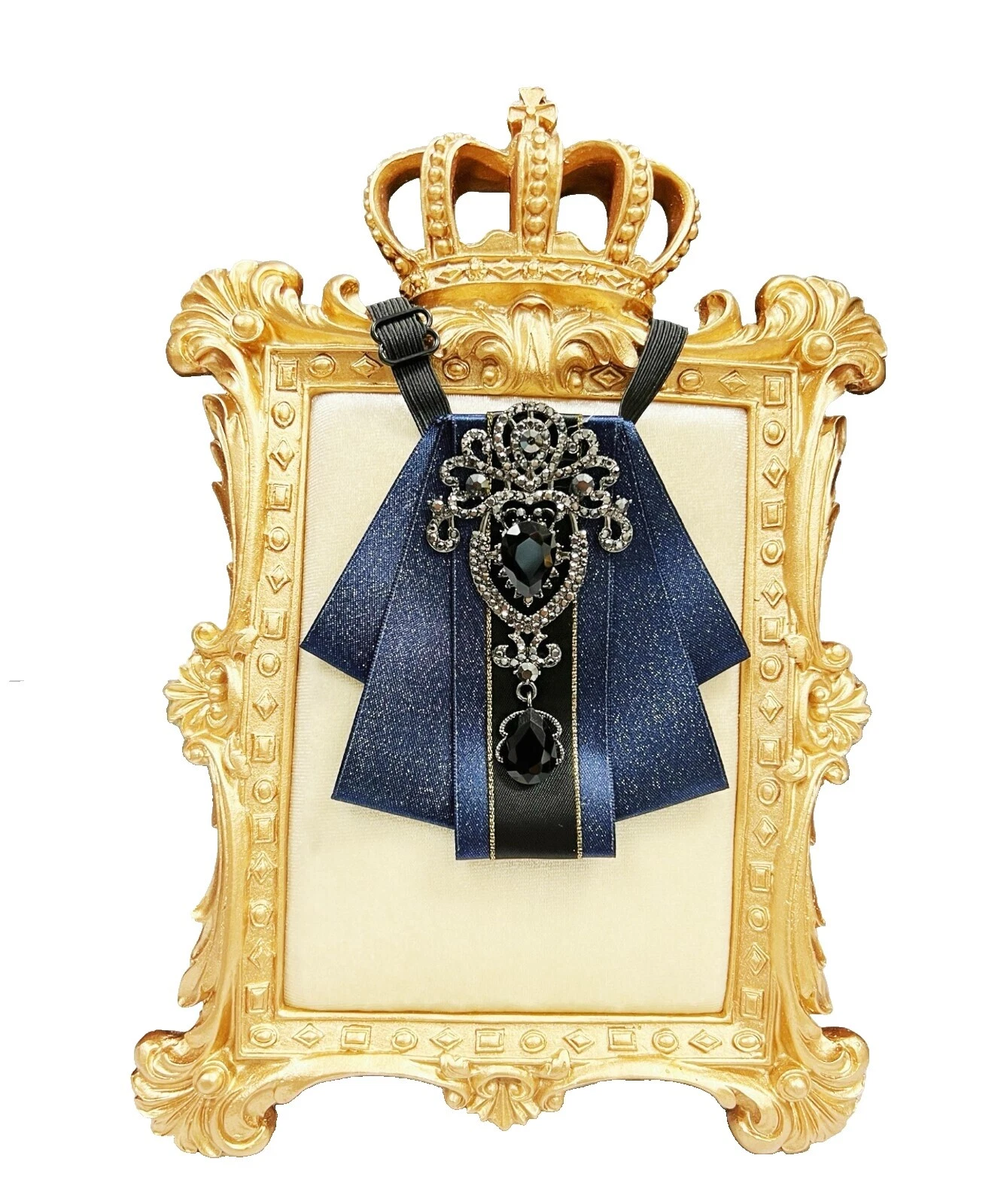 Gravatas Handmade Black Bow Tie para Meninos