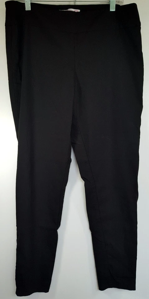 Leggings para mujer No Boundaries talla grande XL negro mezcla de rayón Foto 4 de 4