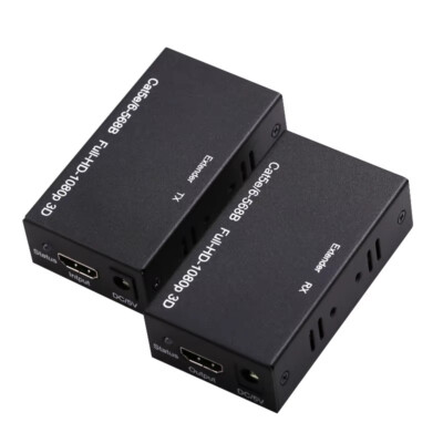 60M Extender RJ45 HDMI extender 1080P HDMI Network Extender by CAT5e CAT6 LAN