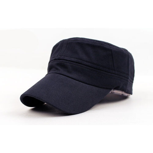 Berretto Militare Tank Nero - Cappello In Cotone Unisex Con Visiera - Foto 10