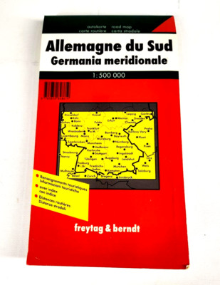 German Road Map Of Germany Freytag & Berndt